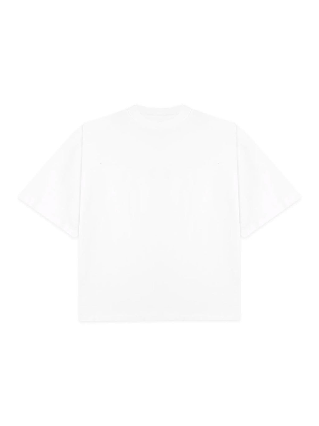WHITE - CROPPED TEE