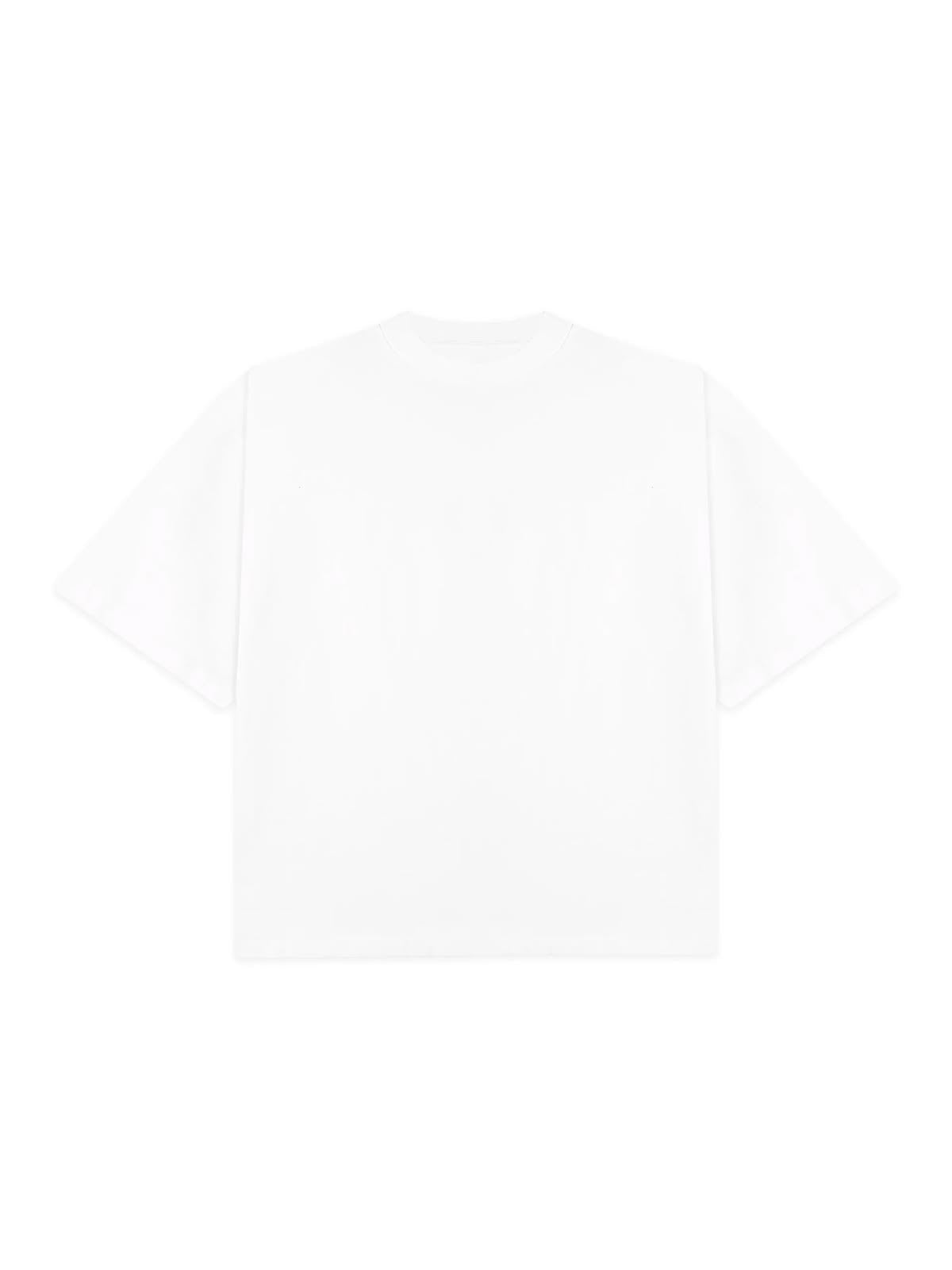 WHITE - CROPPED TEE