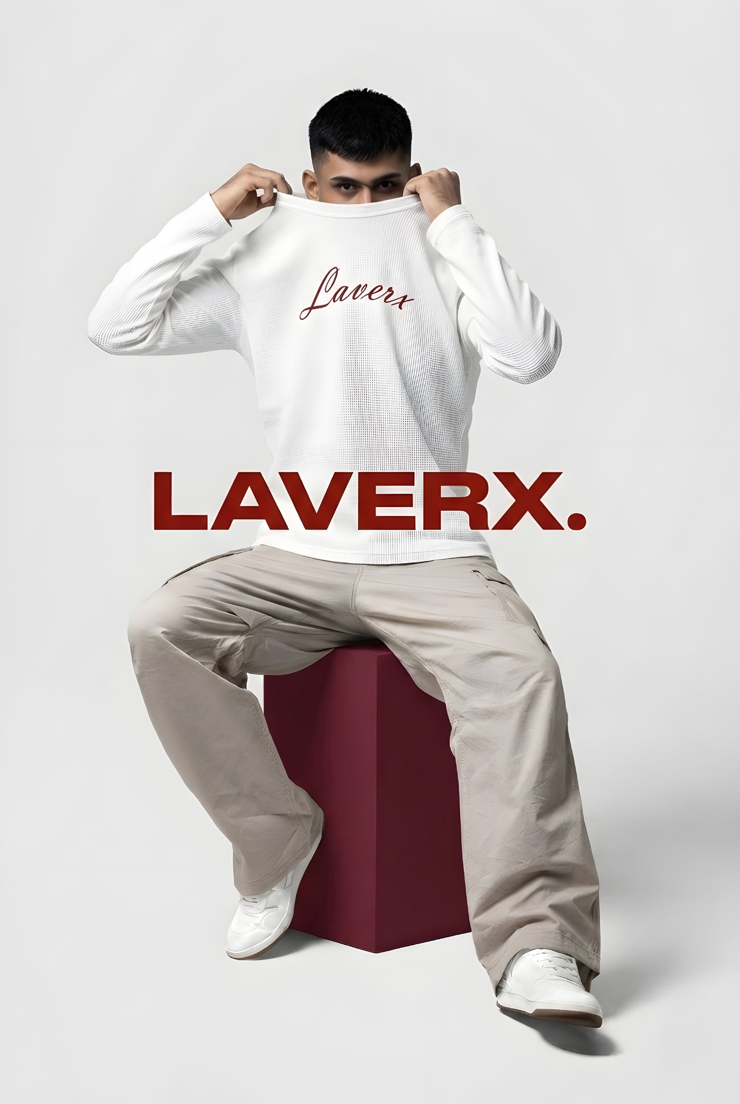 LIGER FULL SLEEVE WAFFLE TEE